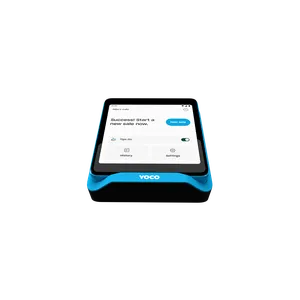 Yoco Neo Touch card machine with a wide touchscreen and point of sale software for easy payments.