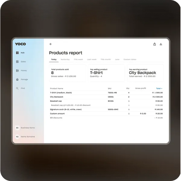 Benefit tab image