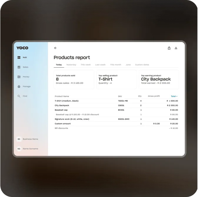 Benefit tab image