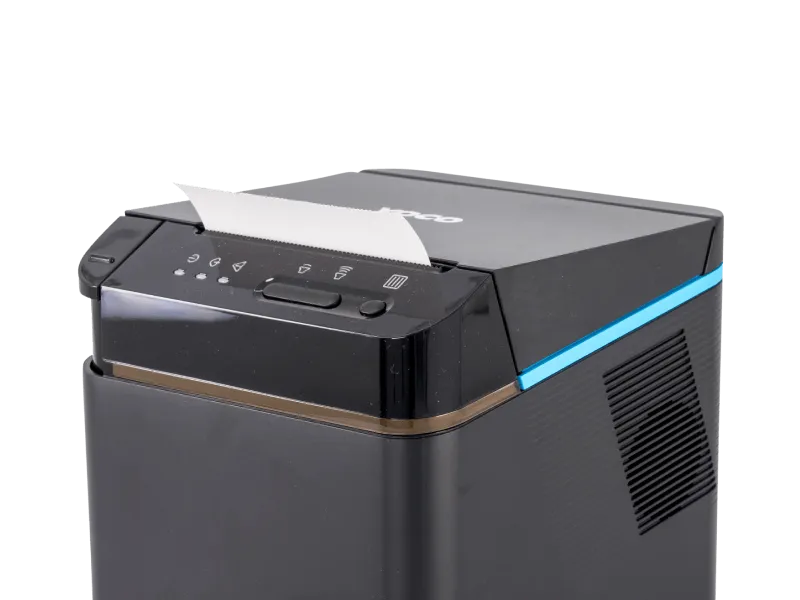 Yoco receipt printer with paper roll loaded, designed for use with the Yoco Counter POS system.