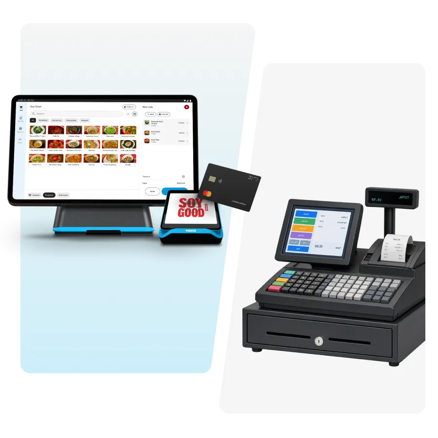 point of sale vs cash register